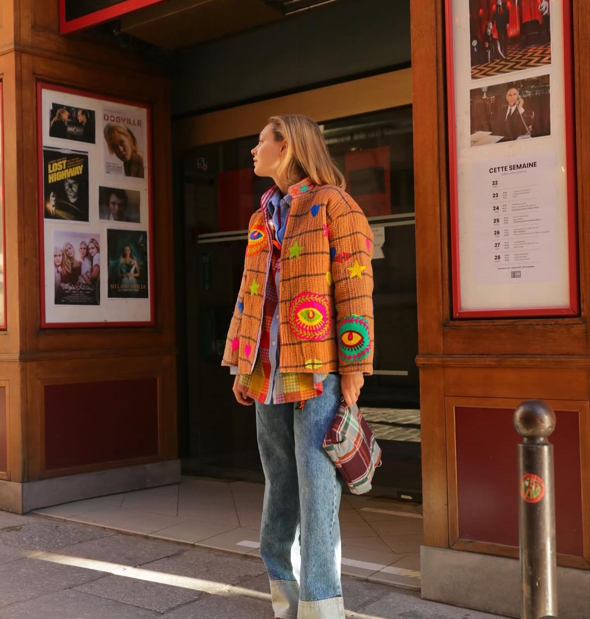 Jacket Embroidery Eyes