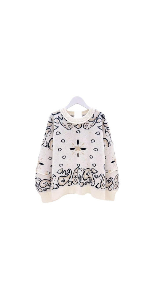 Pullover Bandana White